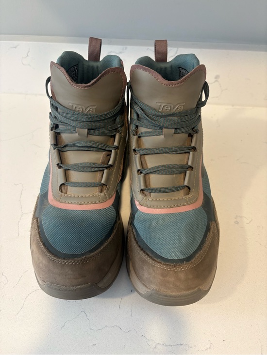 Teva Shoes - Teva Lace-Up Outdoor Boots in Teal, Taupe & Pink